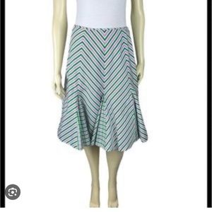 Ralph Lauren chevron and plaid skirt